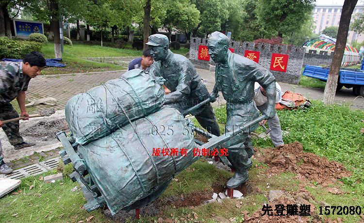 南京雕塑厂家告诉你什么是铸铜雕塑？