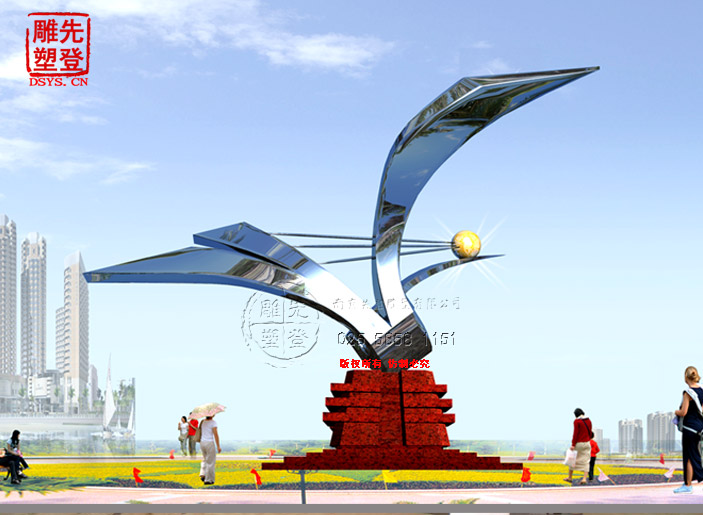 不锈钢雕塑湖南省永州市东安县人民公园